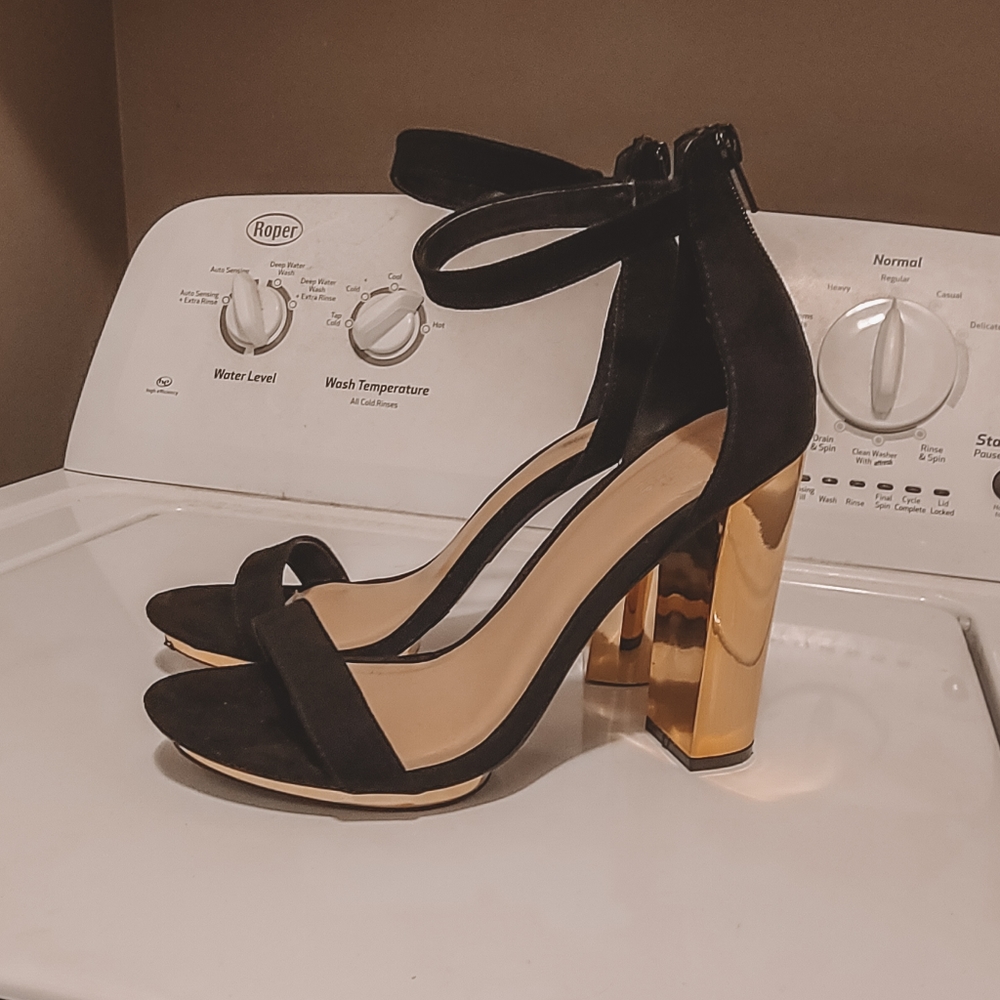 Gold heels
